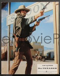 9j153 OUTLAW JOSEY WALES 16 German LCs 1976 Clint Eastwood on horseback, Sandra Locke, different!