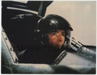 9k434 FIREFOX color 11x14 still 1982 best c/u of pilot Clint Eastwood wearing helmet in cockpit!