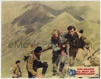 9k525 ILL MET BY MOONLIGHT English LC 1957 Dirk Bogarde & men on mountain, Powell & Pressburger!