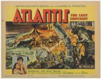9k017 ATLANTIS THE LOST CONTINENT TC 1961 George Pal sci-fi, cool fantasy art by Joseph Smith!