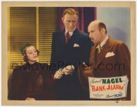 9k250 BANK ALARM LC 1937 pretty Eleanor Hunt with smoking Conrad Nagel & Vince Barnett!