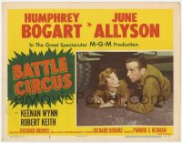 9k253 BATTLE CIRCUS LC #3 1953 Humphrey Bogart & June Allyson under truck in the Korean War!