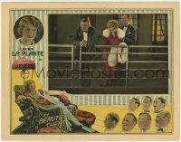 9k257 BEAUTIFUL CHEAT LC 1926 Laura La Plante between two men in tuxedos on cruise ship!