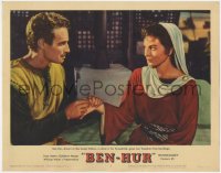 9k263 BEN-HUR LC #6 1960 Charlton Heston & pretty Haya Harareet in Wyler's religious classic!