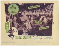 9k271 BLACK ORPHEUS LC #3 1960 Marcel Camus' Orfeu Negro, Carnival celebration in Rio de Janeiro!