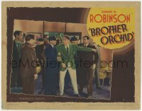 9k296 BROTHER ORCHID LC 1940 police take away Ralph Bellamy as gang members glare at him!