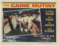 9k303 CAINE MUTINY LC 1954 classic scene of Humphrey Bogart proving the strawberries were stolen!