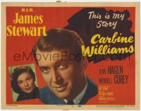 9k032 CARBINE WILLIAMS TC 1952 James Stewart as the man who builds a gun in prison, Jean Hagen