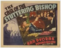 9k309 CASE OF THE STUTTERING BISHOP Other Company LC 1937 Woods as Perry Mason, Dvorak as Street!