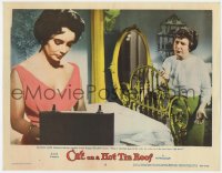 9k312 CAT ON A HOT TIN ROOF LC #8 1958 Judith Anderson gives Elizabeth Taylor marital advice!