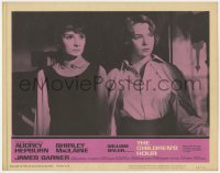 9k323 CHILDREN'S HOUR LC #1 1962 best close up of Audrey Hepburn & Shirley MacLaine, William Wyler!