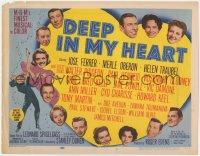 9k050 DEEP IN MY HEART TC 1954 MGM's finest all-star musical, Jose Ferrer, Merle Oberon!