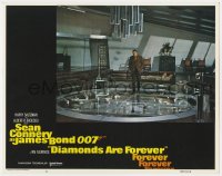 9k380 DIAMONDS ARE FOREVER LC #8 R1980 Sean Connery as James Bond walking over huge scale model!