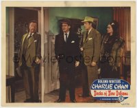 9k389 DOCKS OF NEW ORLEANS LC #8 1948 bad guys with gun wait for Roland Winters as Charlie Chan!