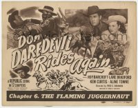9k059 DON DAREDEVIL RIDES AGAIN chapter 6 TC 1951 Republic western serial, The Flaming Juggernaut!