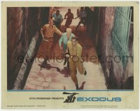 9k413 EXODUS LC #3 1961 Otto Preminger, Paul Newman breaks David Opatoshu out of British prison!