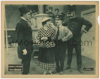9k435 FIREMAN LC R1922 happy Charlie Chaplin & Edna Purviance by angry Eric Campbell!