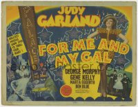 9k069 FOR ME & MY GAL TC 1942 Judy Garland, Gene Kelly, cool Broadway art by Al Hirschfeld!