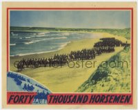 9k447 FORTY THOUSAND HORSEMEN LC 1941 Australian World War I movie, same story told in Gallipoli!