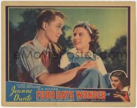 9k448 FOUR DAYS' WONDER LC 1936 romantic close up of Jeanne Dante & Kenneth Howell!