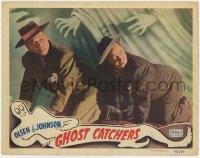 9k465 GHOST CATCHERS LC #2 R1949 Ole Olsen & Chic Johnson, wacky ghost border art, Realart!