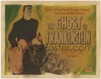 9k078 GHOST OF FRANKENSTEIN TC R1948 Lon Chaney Jr. as the monster, Bela Lugosi as Ygor, very rare!