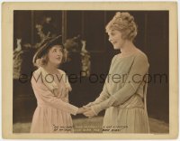 9k470 GIRL NAMED MARY LC 1919 Marguerite Clarke tells Kathlyn Williams she has the best mom ever!