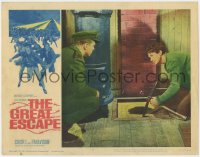9k481 GREAT ESCAPE LC #2 1963 by Charles Bronson, who's starting the 17th escape tunnel!