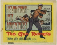 9k085 GUN RUNNERS TC 1958 Audie Murphy, hot adventure written by Ernest Hemingway, Don Siegel!