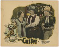 9k489 HAIR TRIGGER BAXTER LC 1926 Bob Custer clares at guy harassing Eugenia Gilbert in saloon!