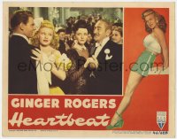 9k496 HEARTBEAT LC 1946 Jean-Pierre Aumont, Ginger Rogers, Adolphe Menjou & Mona Maris dancing!