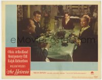 9k498 HEIRESS LC #7 1949 Olivia De Havilland, Montgomery Clift, Ralph Richardson, Miriam Hopkins