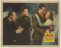 9k523 ICELAND LC 1942 Jack Oakie is the witness at Sonja Henie & John Payne's wedding!