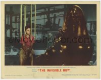 9k537 INVISIBLE BOY LC #4 1957 Robby the Robot makes Richard Eyer invisible to the human eye!