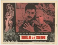 9k544 ISLE OF SIN LC #2 1962 a sexy burlesque queen & gangster are thrown together by fate!