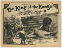 9k564 KING OF THE KONGO chapter 10 LC 1929 Joe Bonomo as fake ape, a wild animal serial!
