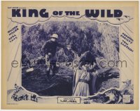 9k566 KING OF THE WILD chapter 5 LC 1931 wacky ape monster attacking, Mascot serial, Pit of Peril!