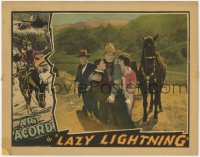 9k582 LAZY LIGHTNING LC 1926 first William Wyler & super early Fay Wray, who's shown w/ Art Acord!
