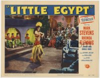 9k587 LITTLE EGYPT LC #5 1951 sexy belly dancer Rhonda Fleming dancing in nightclub!