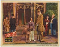 9k589 LITTLE LORD FAUNTLEROY LC 1936 C. Aubrey Smith & Freddie Bartholomew with Great Dane dog!