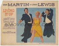 9k598 LIVING IT UP LC #7 1954 sexiest Sheree North between wacky Dean Martin & Jerry Lewis!