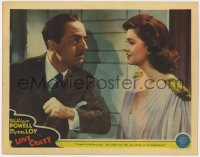 9k615 LOVE CRAZY LC 1941 William Powell asks Myrna Loy what that guy was doing in his undershirt!