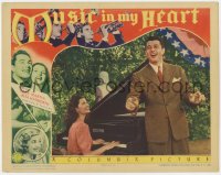 9k667 MUSIC IN MY HEART LC 1940 Tony Martin sings while beautiful Rita Hayworth plays piano!