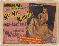 9k142 NO, NO, NANETTE TC 1940 wonderful art of sexy elegant Anna Neagle by McClelland Barclay!