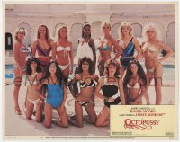 9k690 OCTOPUSSY LC #7 1983 James Bond, best portrait of twelve sexy girls in swimsuits by pool!