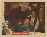 9k702 OUTLAW OF THE PLAINS LC #4 1946 Buster Crabbe is bound by Charles King and Jack O'Shea