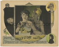 9k713 PEGGY OF THE SECRET SERVICE LC 1925 great c/u of Peggy O'Day posing as harem girl!