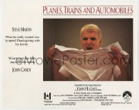 9k726 PLANES, TRAINS & AUTOMOBILES LC 1987 wacky Steve Martin holding John Candy's underwear!