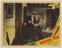 9k730 POISON PEN LC 1941 Robert Newton with shotgun & Ann Todd, English murder mystery, rare!