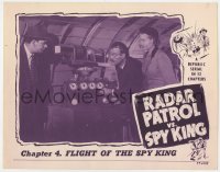 9k744 RADAR PATROL VS SPY KING chapter 4 LC 1949 Flight of the Spy King, 2 men & woman in airplane!